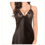 Fashion Women Lace Nightwear Sexy Pajamas Silk Babydoll Lingerie Lace Sleepwear