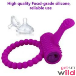 Bolt Vibrating Cock Ring For Men And Pleasure For Women With Pleasure Tongue Ring - Image 8