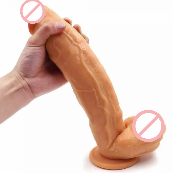11 Inch Large Thick Realistic Liquid Silicone Dildo with