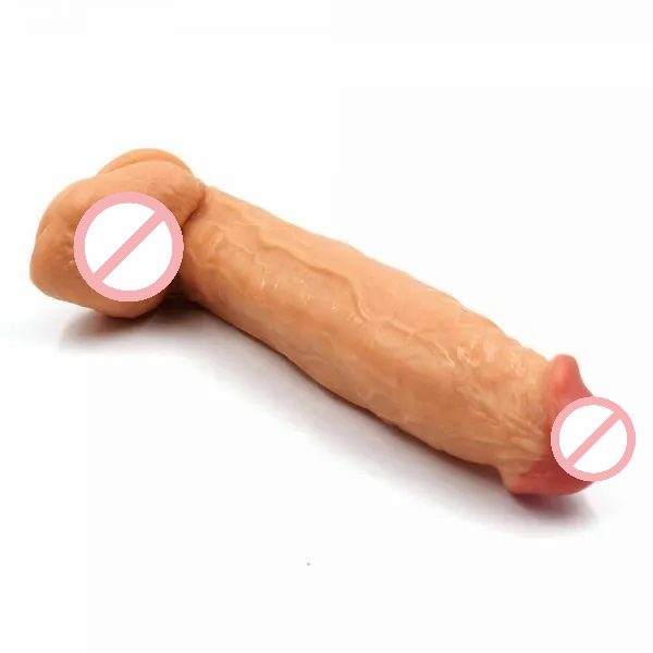 11 Inch Large Thick Realistic Liquid Silicone Dildo with