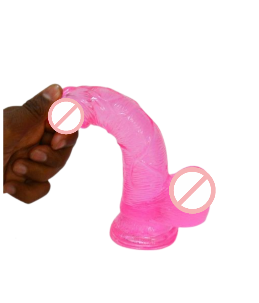 Lifelike Lover Luxe Silicone Realistic Pink Dildo 8 Inch