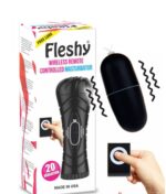 Fleshy Vibrating Remote Controlled Masturbator - Image 4