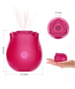 Rose Clit Sucker Vibrator for Women with 7 Intense Suction - Image 4