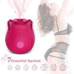 Rose Clit Sucker Vibrator for Women with 7 Intense Suction - Image 3