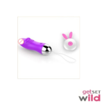 Small Rabbit Dildo With Wireless Egg Remote