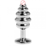 Spiral Stainless Steel Butt Plug For Beginners