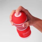 TENGA Rolling Head Pre-Lubricated Male Masturbator Vacuum Cup With Powerful Suction Red - Image 5
