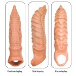 8 Inches Choco Monster Silicone Penis Sleeve
