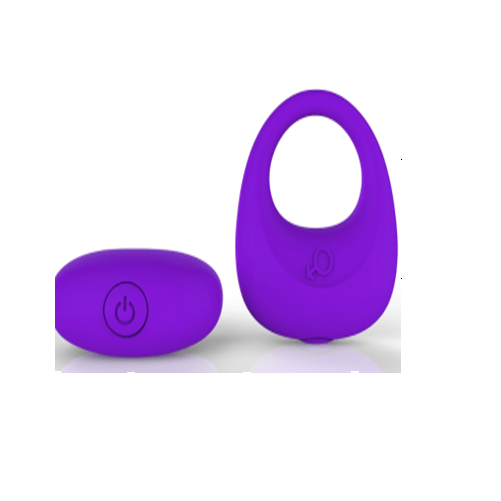 Buddy Purple Silicone Vibrating Cock Ring Buddy Purple Silicone Vibrating Cock Ring